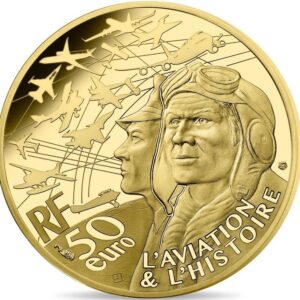 Avers 50 euros Le P-38 - - France — pièce en or