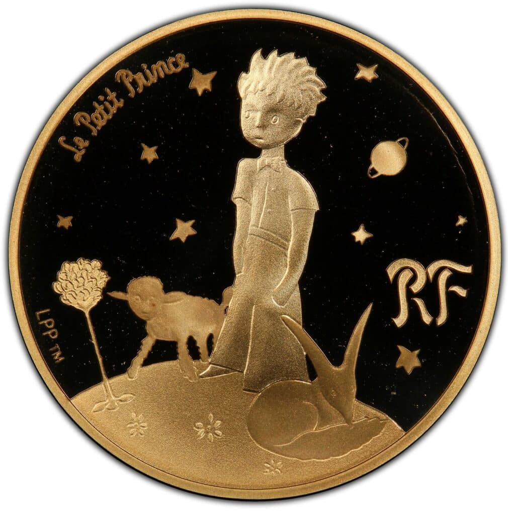 Avers 50 euros Le Petit Prince Dessine-moi un mouton - - France — pièce en or