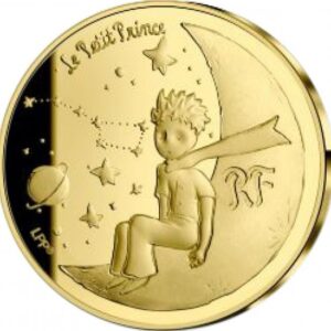 Avers 50 euros Le Petit Prince emmène moi sur la Lune - - France — pièce en or