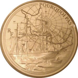 Avers 50 euros Le Pourquoi pas ? or - - France — pièce en or