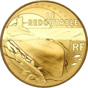 Avers 50 euros Le Redoutable or - - France — pièce en or