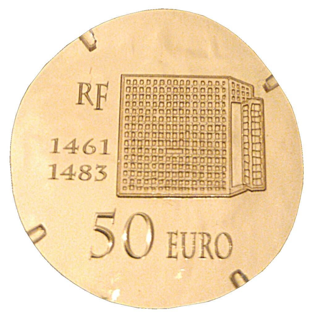 Avers 50 euros Louis XI - - France — pièce en or