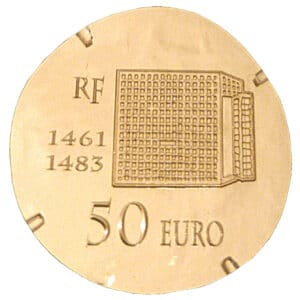Avers 50 euros Louis XI - - France — pièce en or