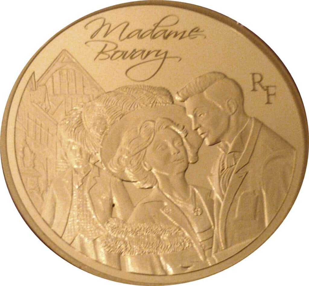 Avers 50 euros Madame Bovary - - France — pièce en or