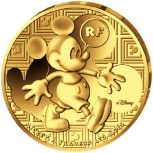 Avers 50 euros Mickey Mouse - 2016 - France — pièce en or