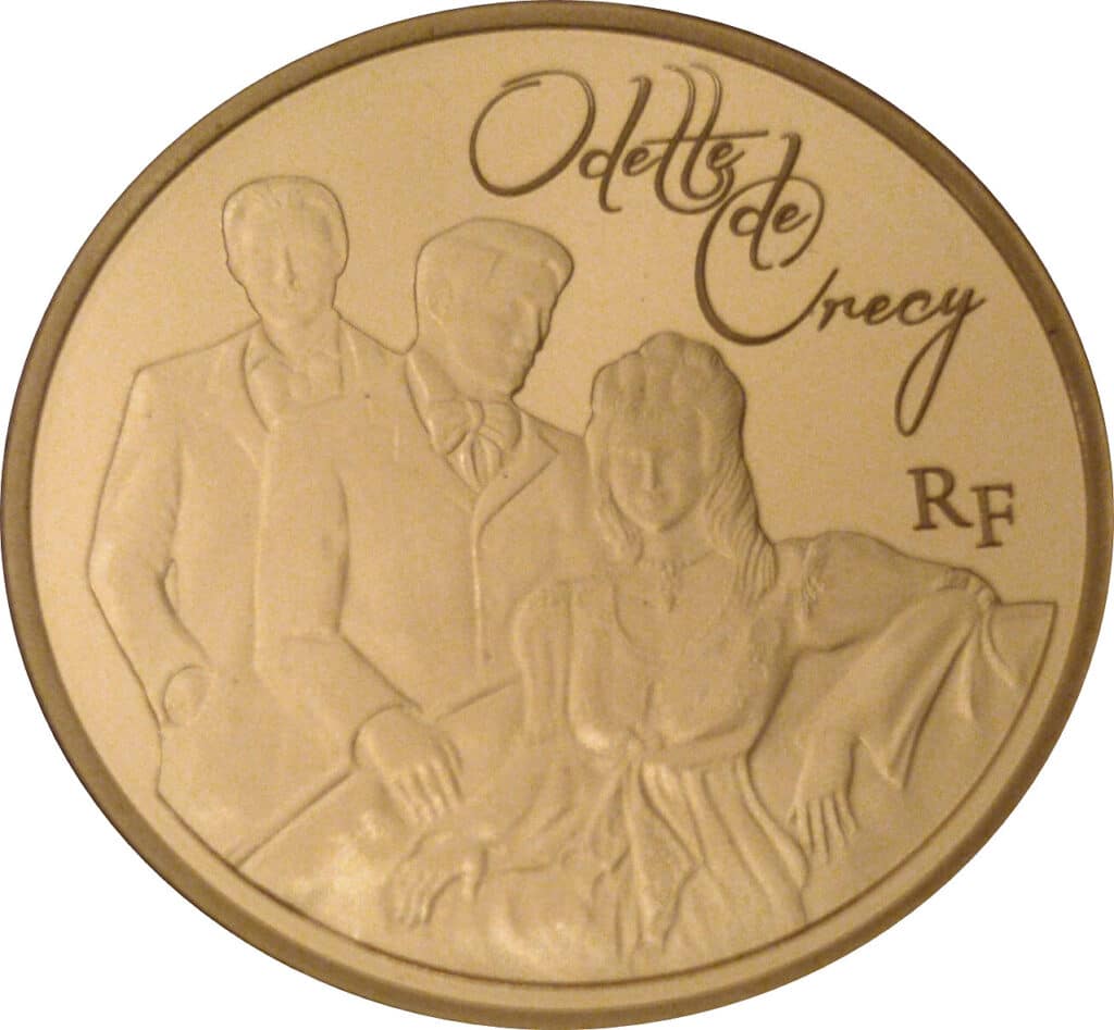 Avers 50 euros Odette de Crécy - - France — pièce en or