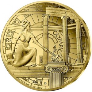 Avers 50 euros Olympie - - France — pièce en or