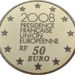 Avers 50 euros Présidence de l'UE - - — pièce en or