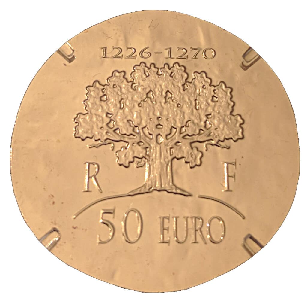 Avers 50 euros Saint-Louis - - France — pièce en or