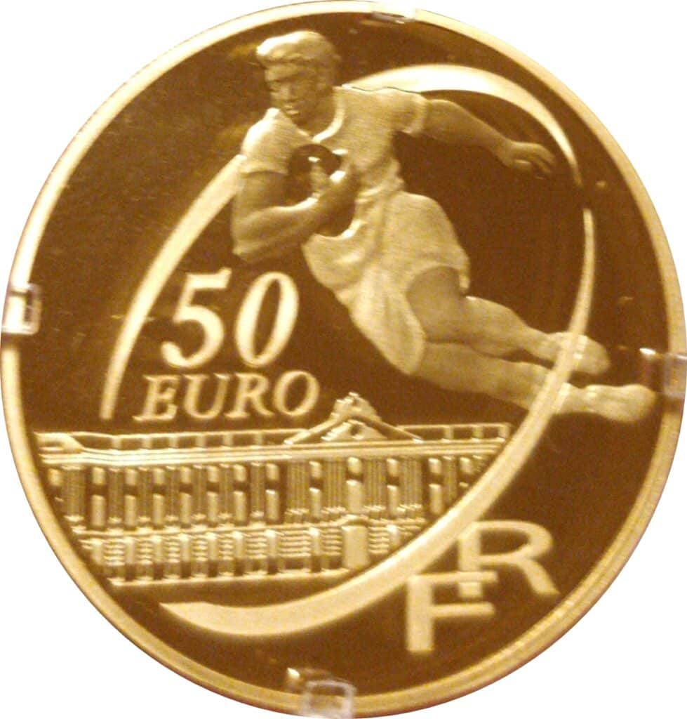 Avers 50 euros Stade Toulousain - - France — pièce en or