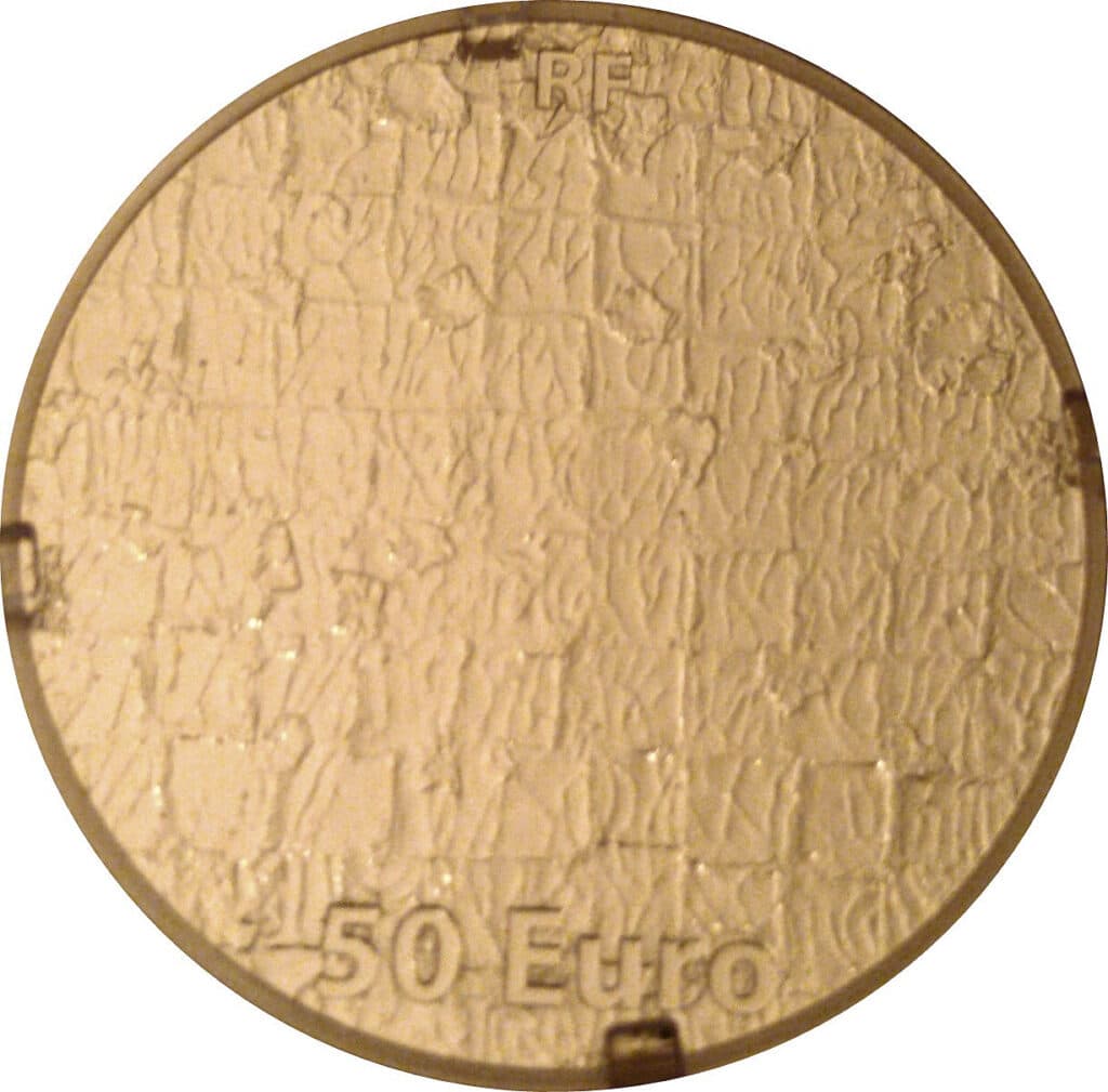 Avers 50 euros Yves Klein or - - France — pièce en or