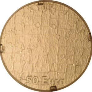 Avers 50 euros Yves Klein or - - France — pièce en or