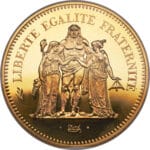 50 francs Hercule Piéfort or - - France