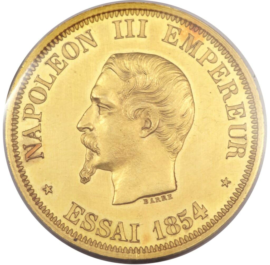Avers 50 Francs - Napoleon III Pattern - 1854 - France — pièce en or