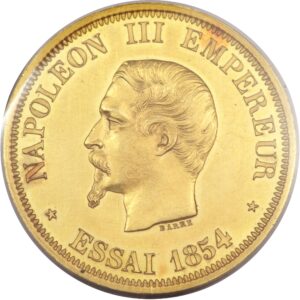 Avers 50 Francs - Napoleon III Pattern - 1854 - France — pièce en or