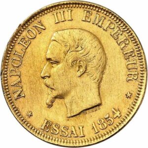 Avers 50 Francs - Napoleon III Pattern - 1854 - France — pièce en or