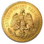 50 pesos Or - Centenario 50 Pesos Mexicains Pièce d'or en Or - 37,5 g - Mexique Pile