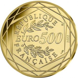 Avers 500 euros Astérix - - — pièce en or