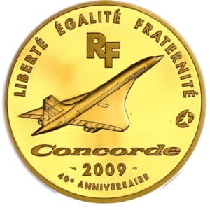 Avers 500 euros Concorde - - France — pièce en or