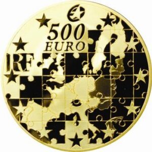 Avers 500 euros Élargissement de l'UE - - France — pièce en or