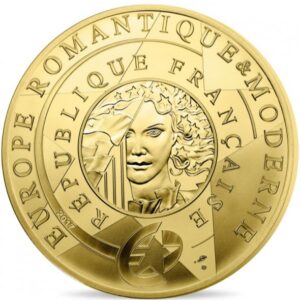 Avers 500 euros Époque romantique et moderne - - France — pièce en or