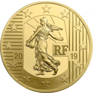 Avers 500 euros Franc Germinal - - France — pièce en or
