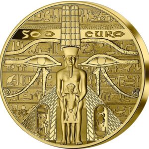 Avers 500 euros Musée du Louvre - - France — pièce en or