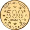 500 francs / 75 euros petite sirène de Copenhague - - France