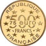 500 francs / 75 euros petite sirène de Copenhague - - France