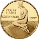 500 francs / 75 euros petite sirène de Copenhague - - France
