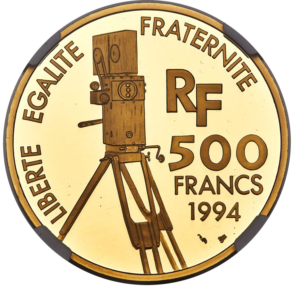 Avers 500 francs Audrey Hepburn petit module - - France — pièce en or