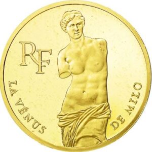 Avers 500 francs Vénus de Milo petit module - - France — pièce en or