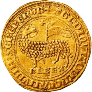 Avers Agnel d'or - Charles IV - 1322 - France — pièce en or