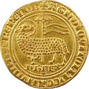 Avers Agnel d'or - Philippe V - 1316 - France — pièce en or