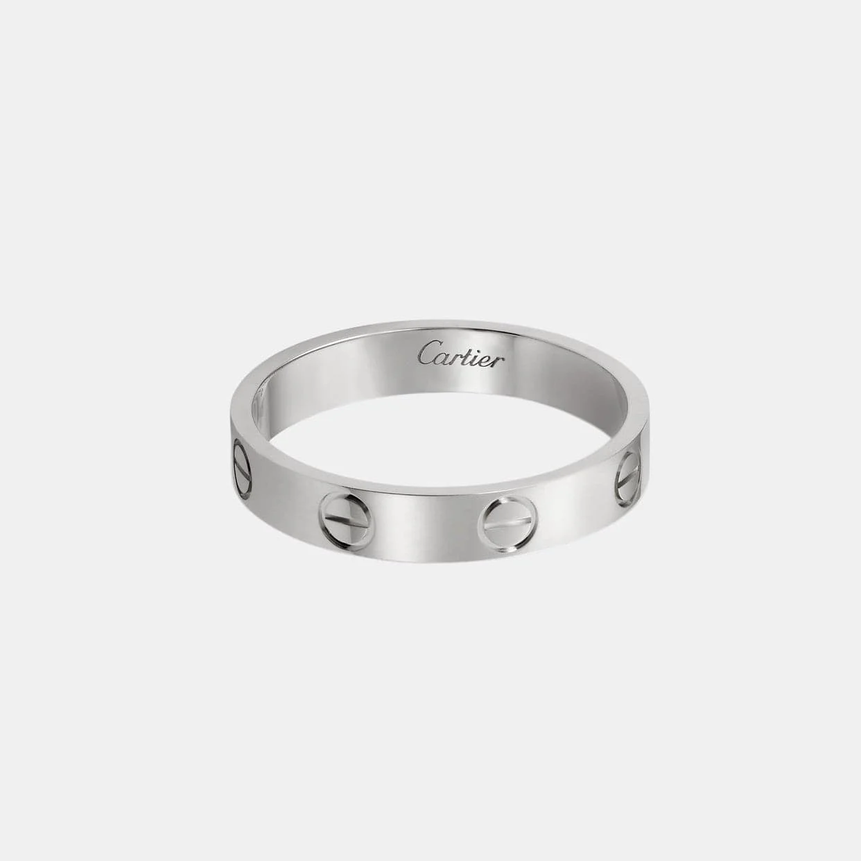 Alliance Love Cartier en or gris, largeur 3,6 mm
