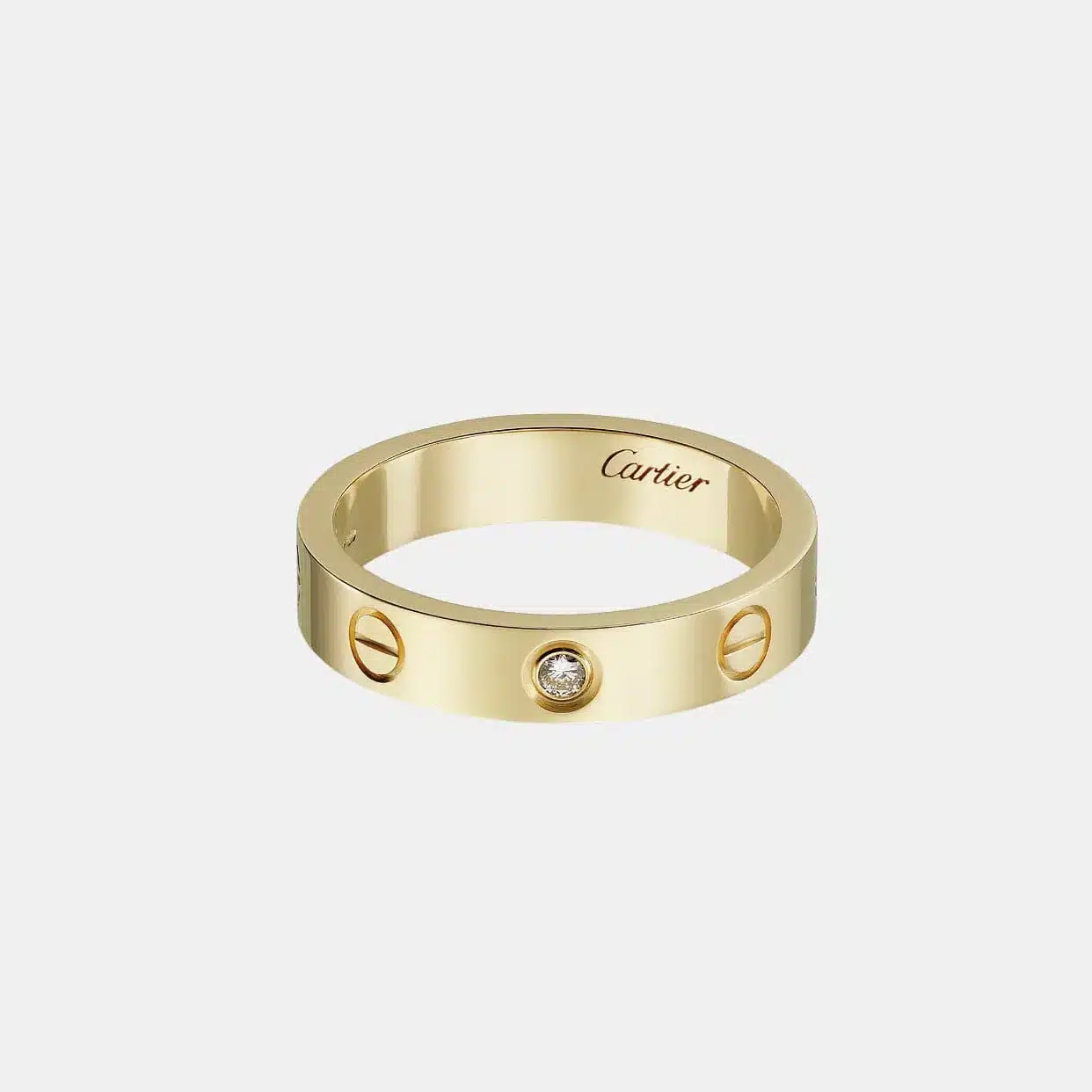 Alliance Love Cartier en or jaune, 1 diamant