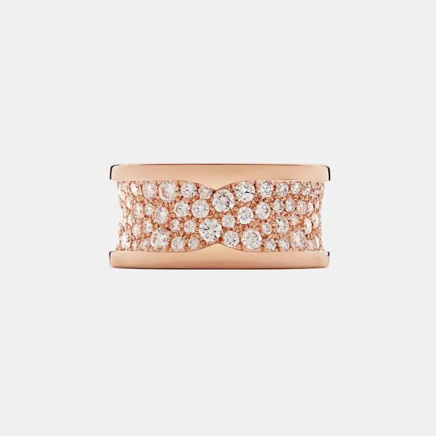 Bague B.Zero1 Bulgari en or rose, diamant 1.93ct — photographie du modèle, cote d’occasion GOLDMARKET