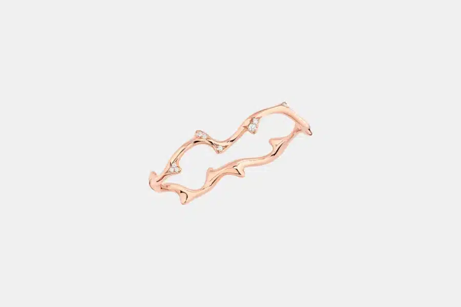 Bague Bois de Rose Dior en or rose, diamant 0.18 ct