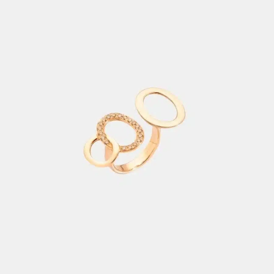Bague Brera Pomellato en or rose, diamant 0.2ct