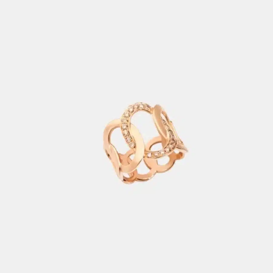 Bague Brera Pomellato en or rose, diamant 0.3ct