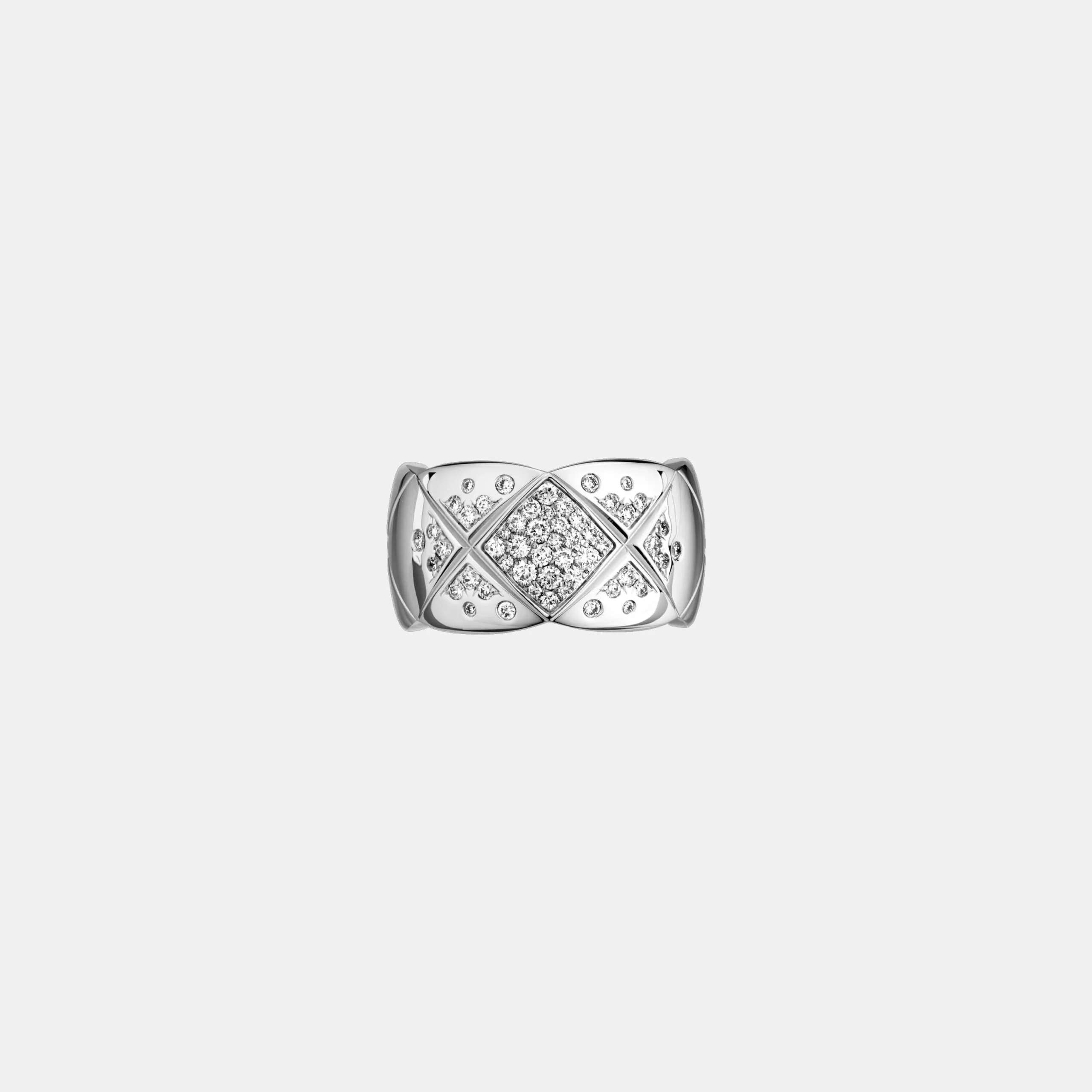 Bague Coco Crush Chanel en or blanc, diamant