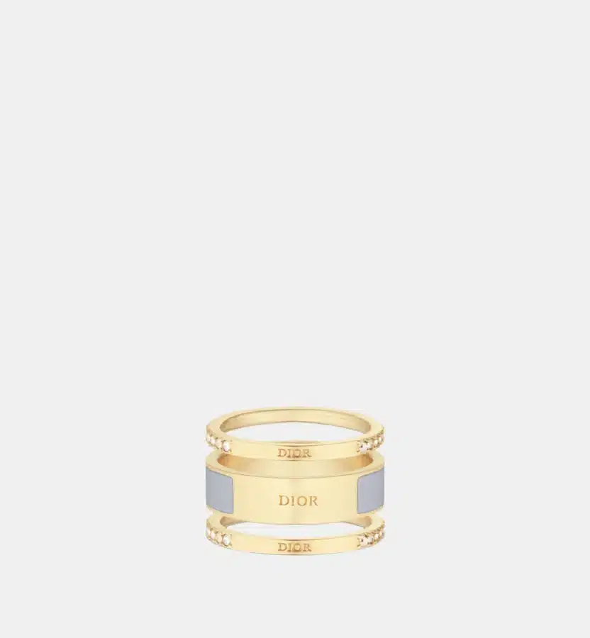 Bague Dior Code Dior en or blanc