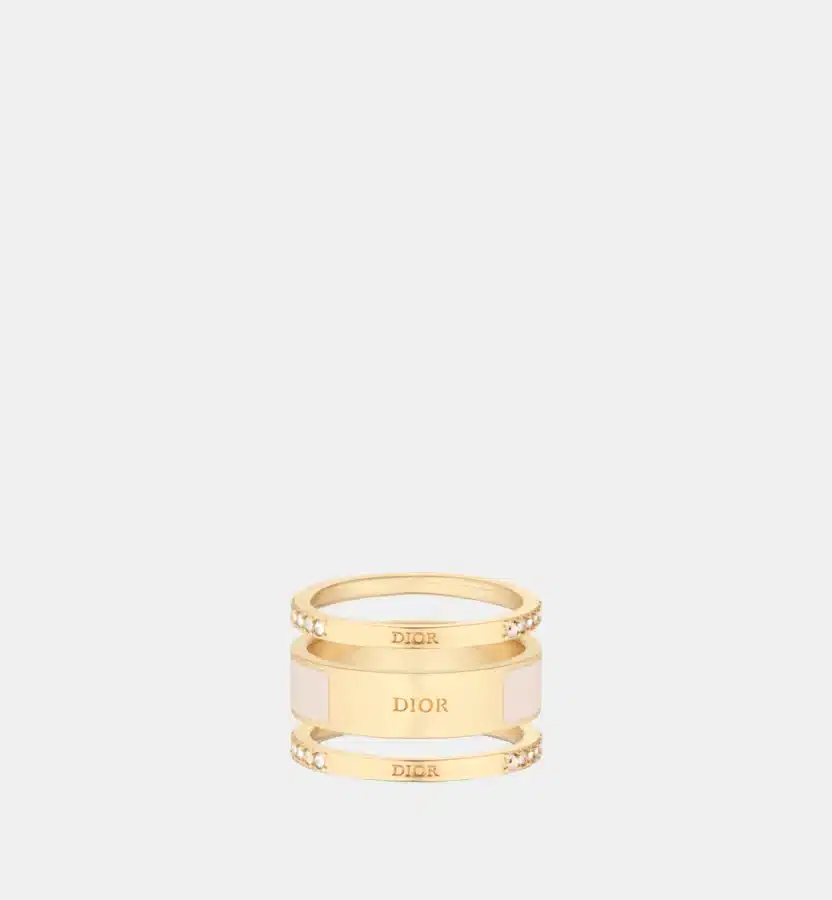 Bague Dior Code Dior en or, cristal