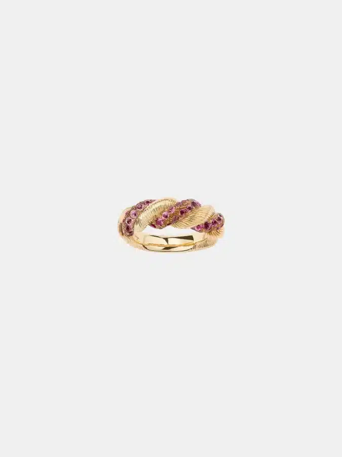 Bague Dune de Poiray Poiray en or jaune, rhodolite 1.75ct