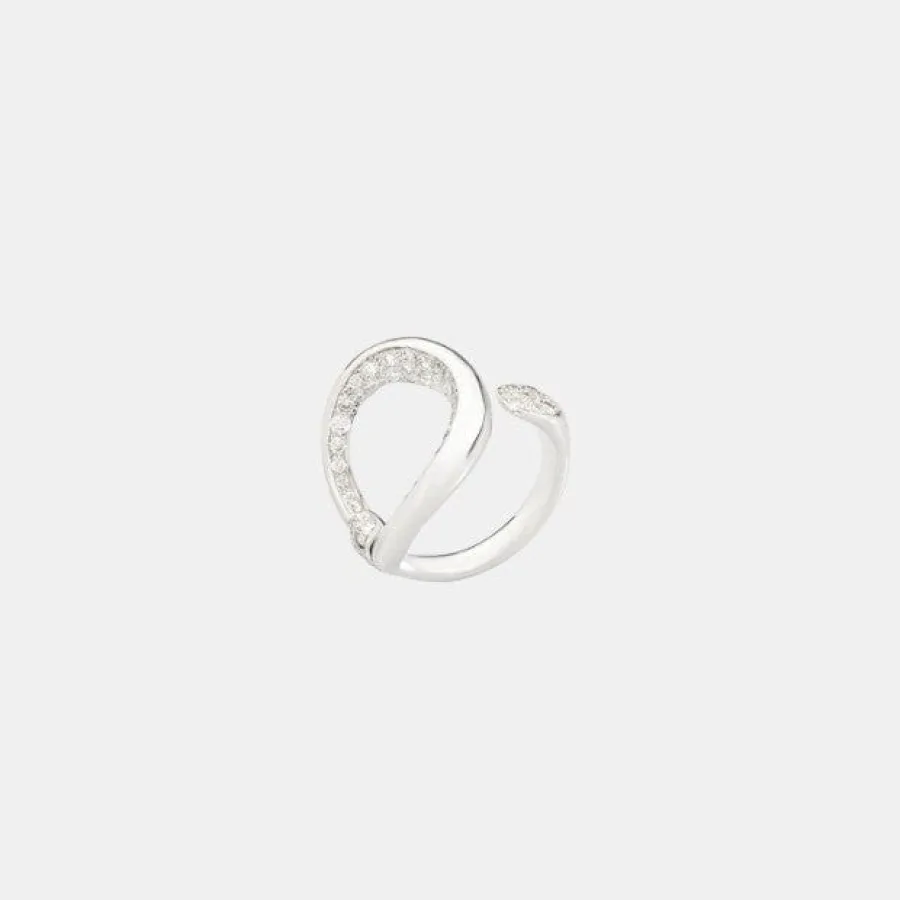 Bague Fantina Pomellato en or blanc, diamant 1ct