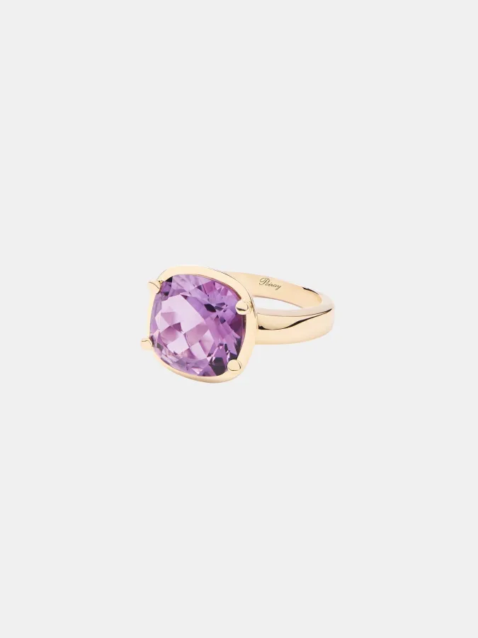 Bague Filles Antik Poiray en or jaune, améthyste 5.5ct