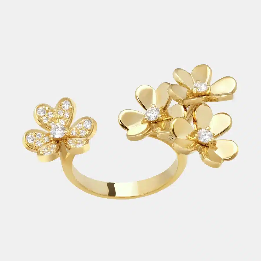 Bague Frivole Van Cleef & Arpels en or jaune, diamant 0.37ct