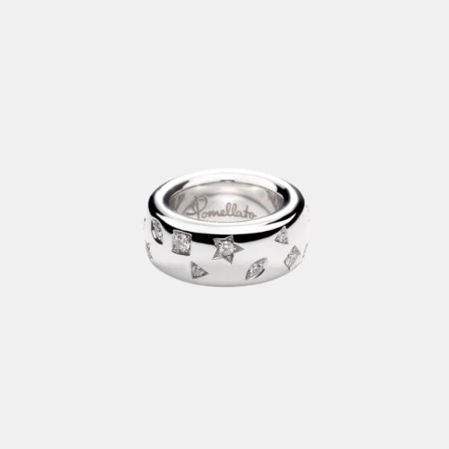 Bague Iconica Pomellato en or blanc, diamant 0.7ct — photographie du modèle, cote d’occasion GOLDMARKET