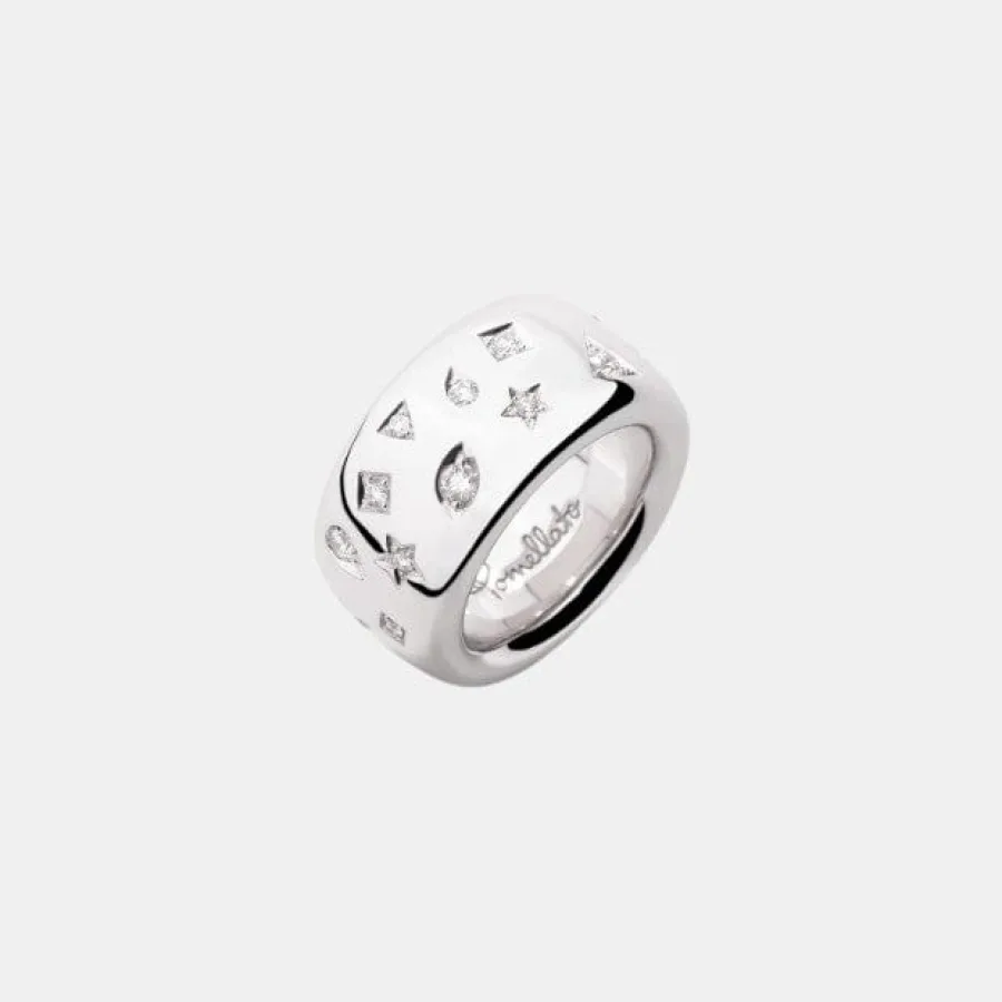 Bague Iconica Pomellato en or blanc, diamant 0.8ct — photographie du modèle, cote d’occasion GOLDMARKET