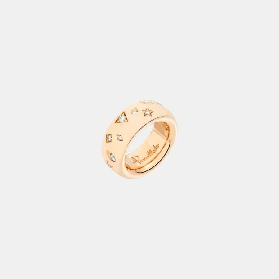 Bague Iconica Pomellato en or rose, diamant 0.7ct — photographie du modèle, cote d’occasion GOLDMARKET